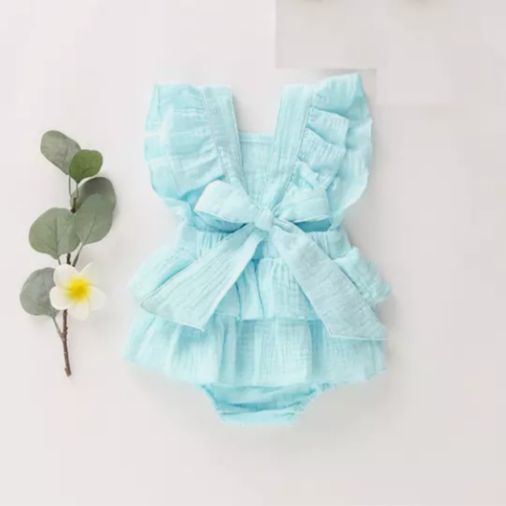 Alice in Wonderland First Birthday Romper Dress_2